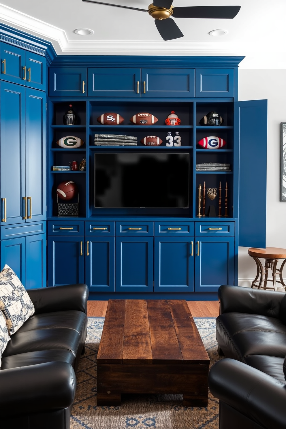 Blue Man Cave Design Ideas 27