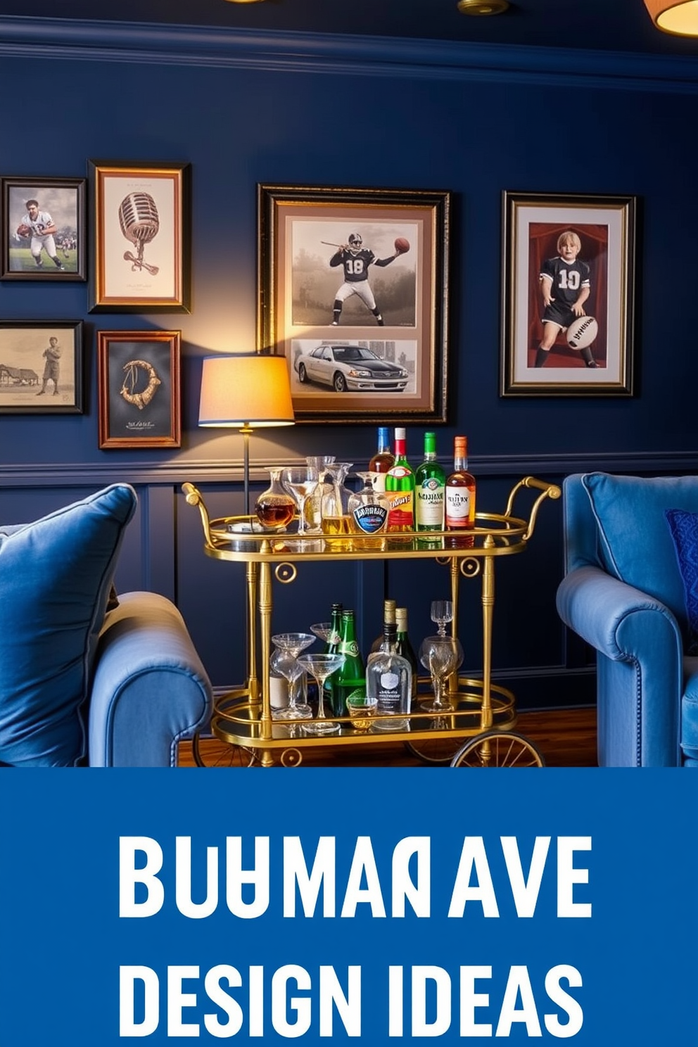 Blue Man Cave Design Ideas 3