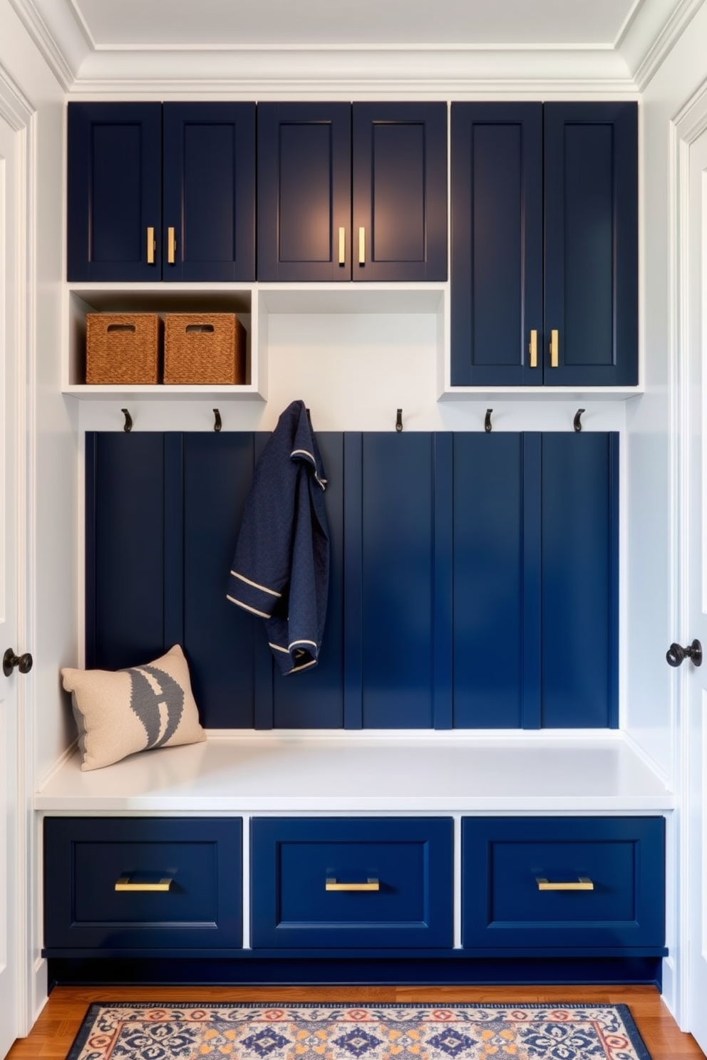 Blue Mudroom Design Ideas 2