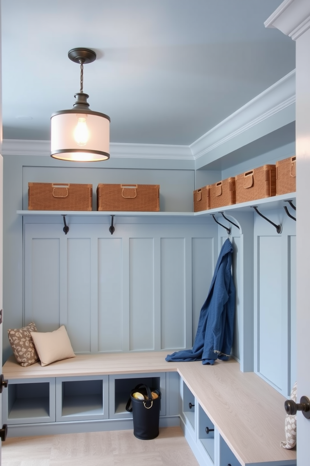 Blue Mudroom Design Ideas 21