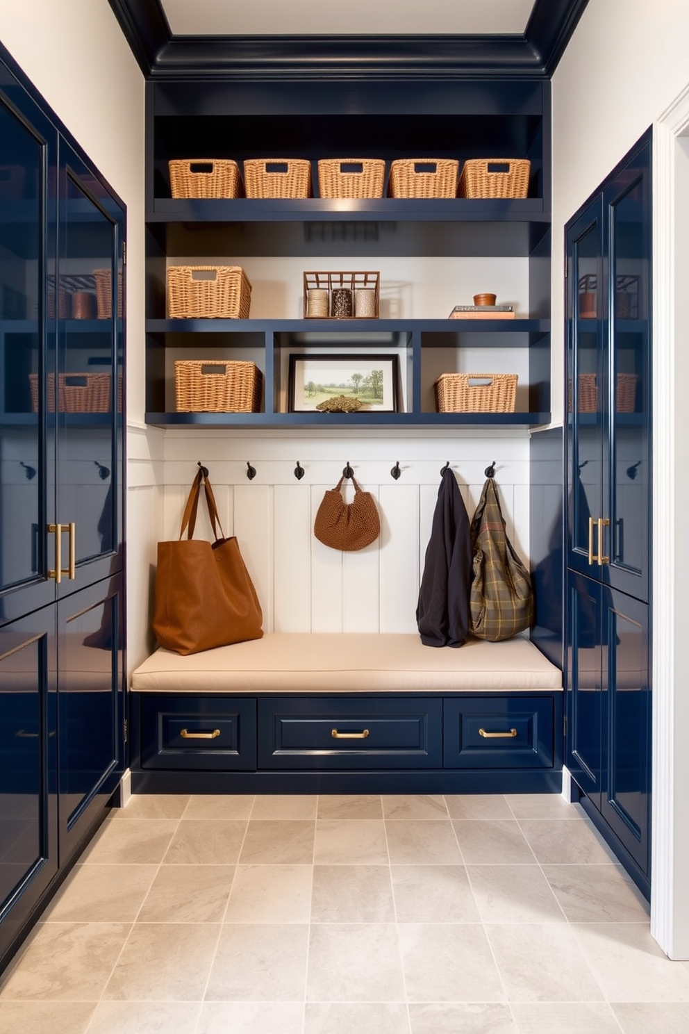 Blue Mudroom Design Ideas 22