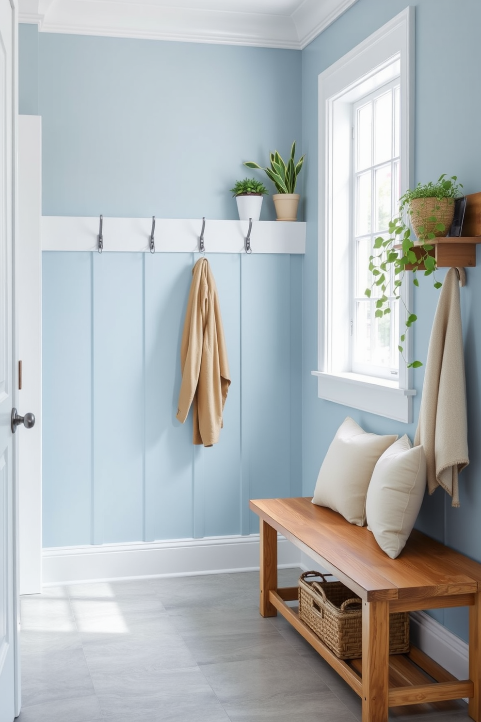 Blue Mudroom Design Ideas 23