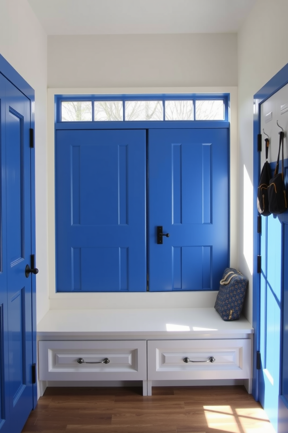 Blue Mudroom Design Ideas 8