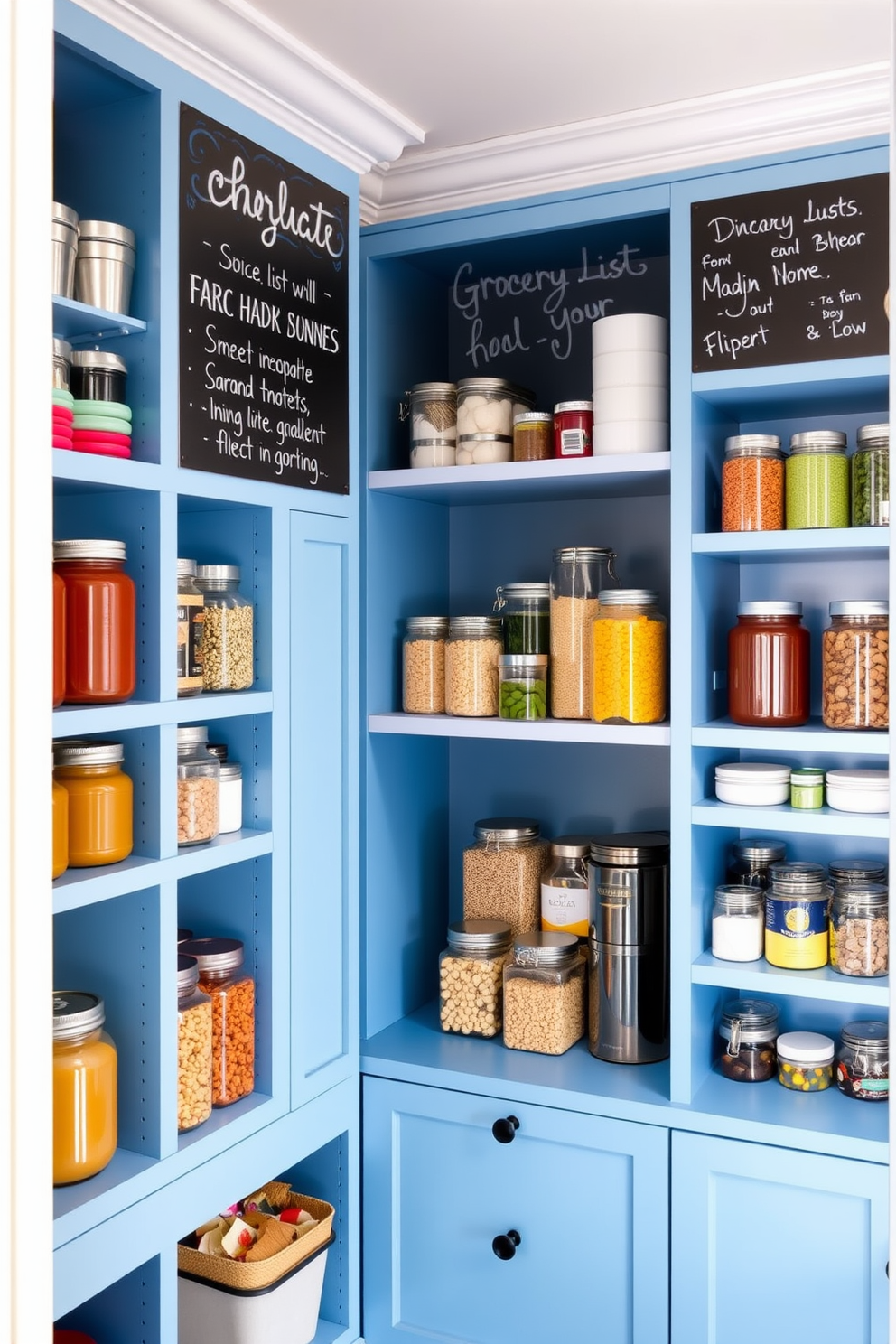 Blue Pantry Design Ideas 11