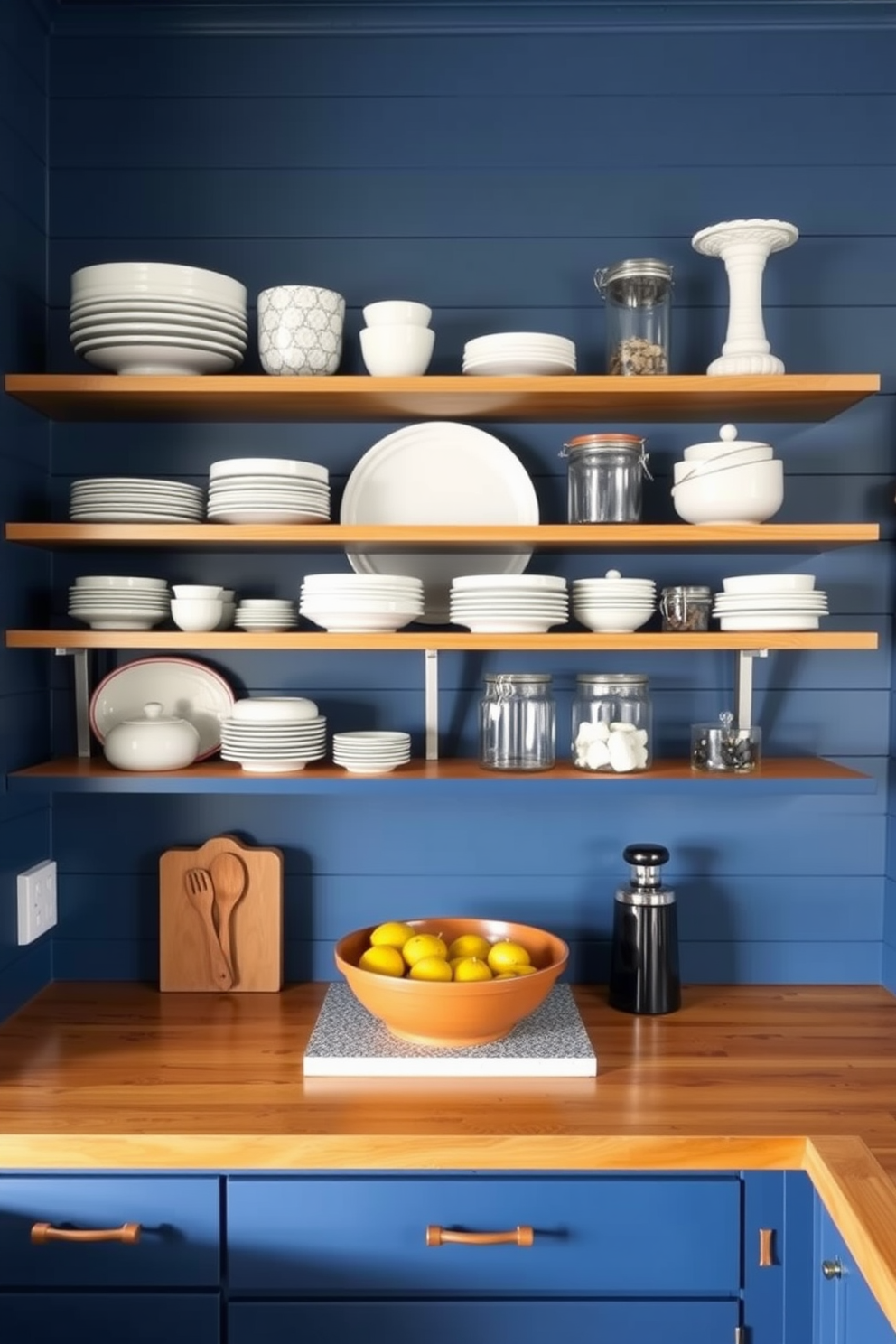 Blue Pantry Design Ideas 2