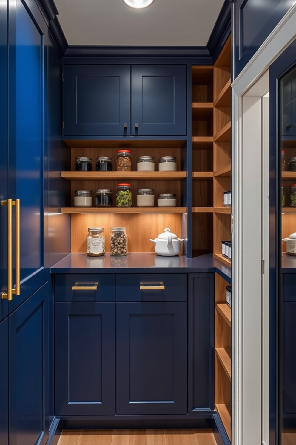 Blue Pantry Design Ideas 27