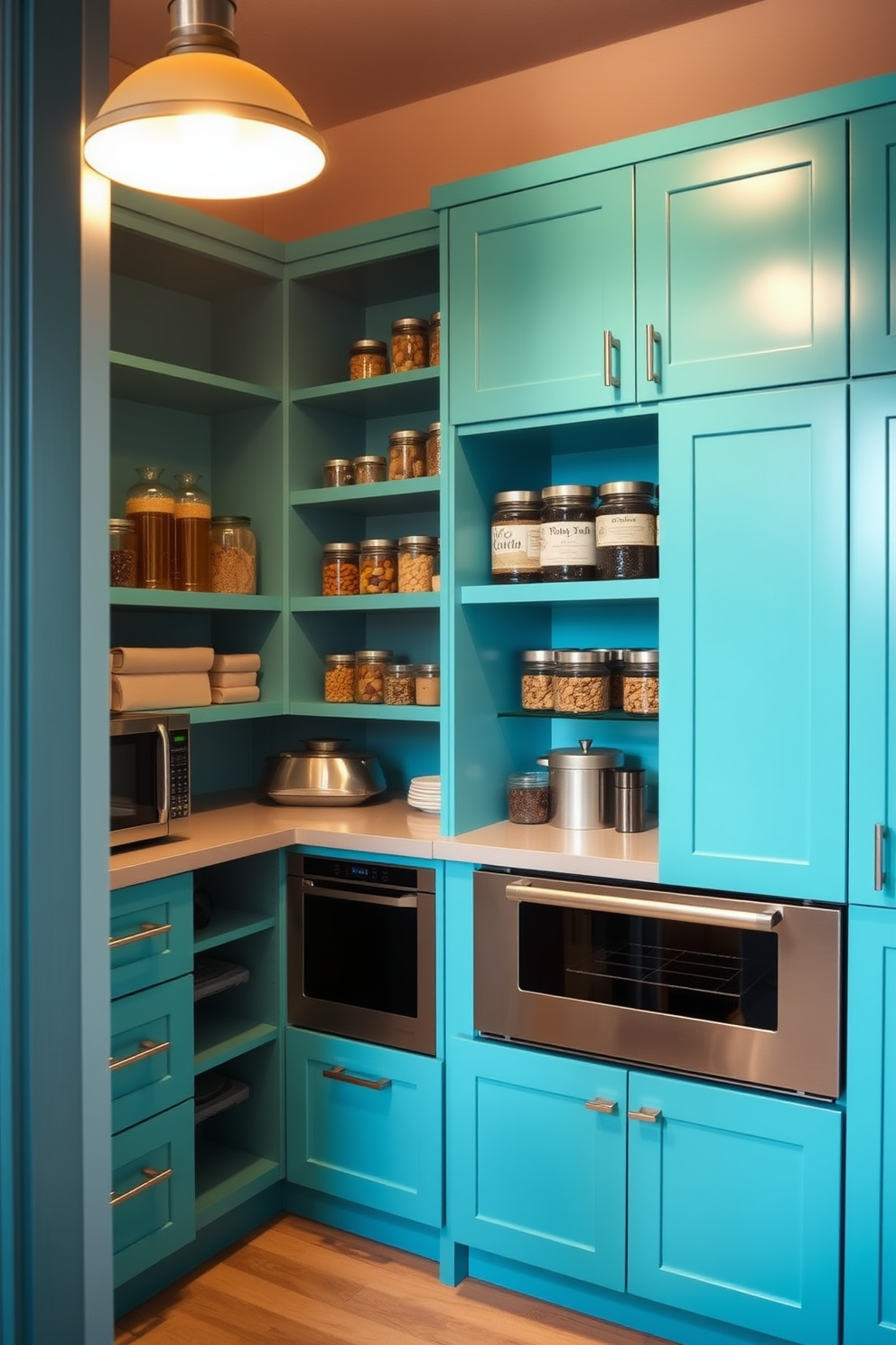 Blue Pantry Design Ideas 29