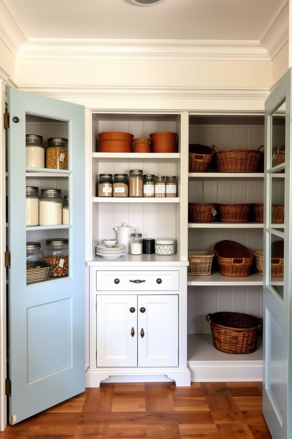 Blue Pantry Design Ideas 3