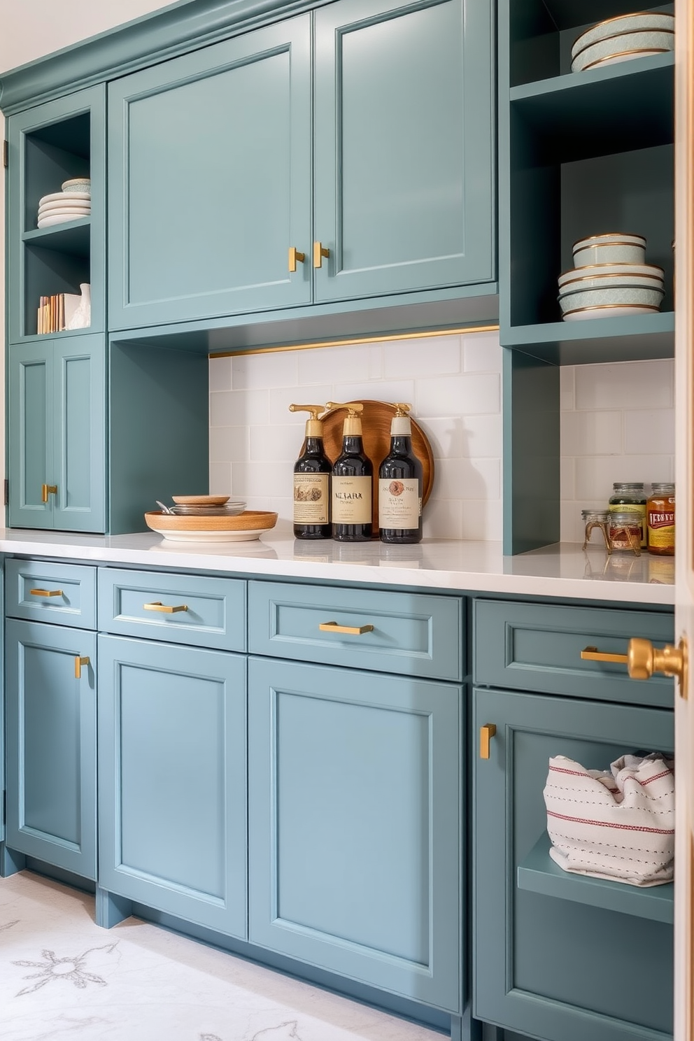 Blue Pantry Design Ideas 9