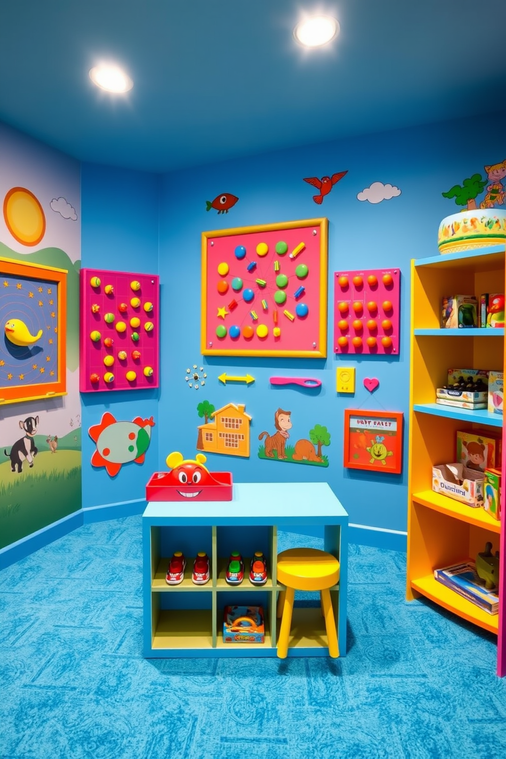 Blue Playroom Design Ideas 10