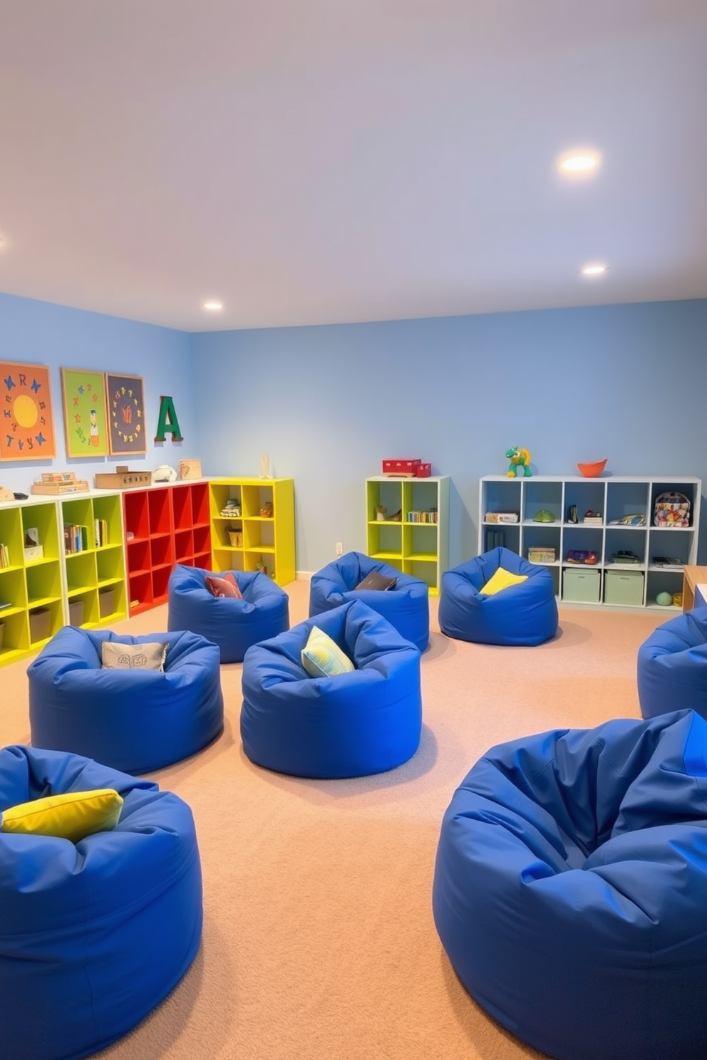 Blue Playroom Design Ideas 11