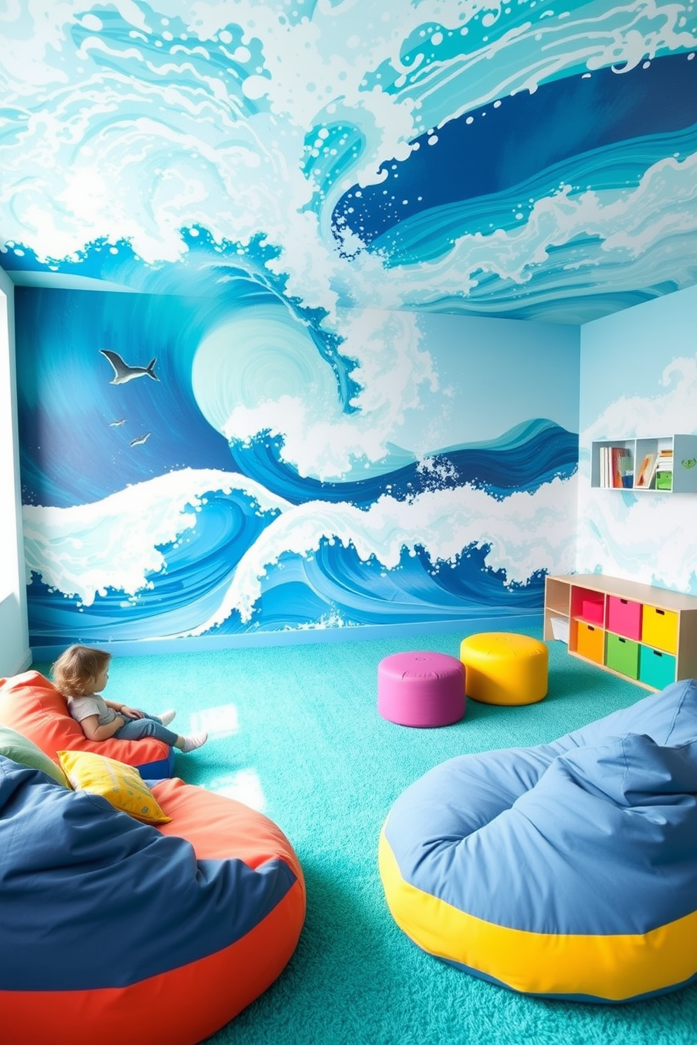 Blue Playroom Design Ideas 16