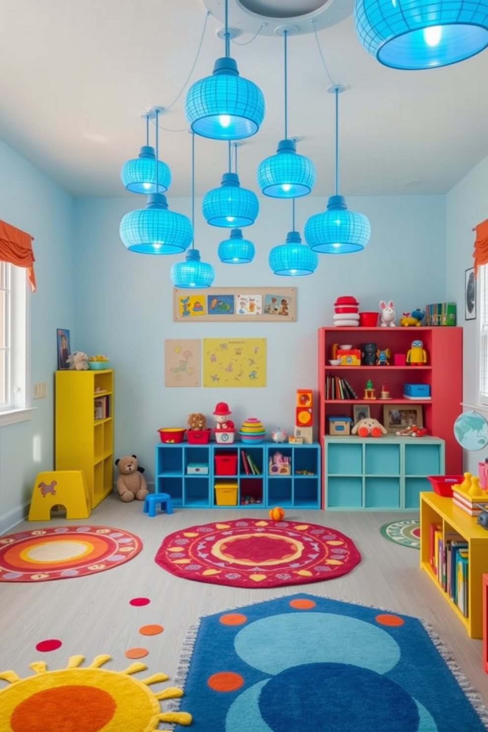 Blue Playroom Design Ideas 19