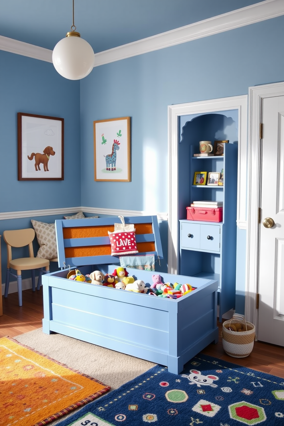 Blue Playroom Design Ideas 20