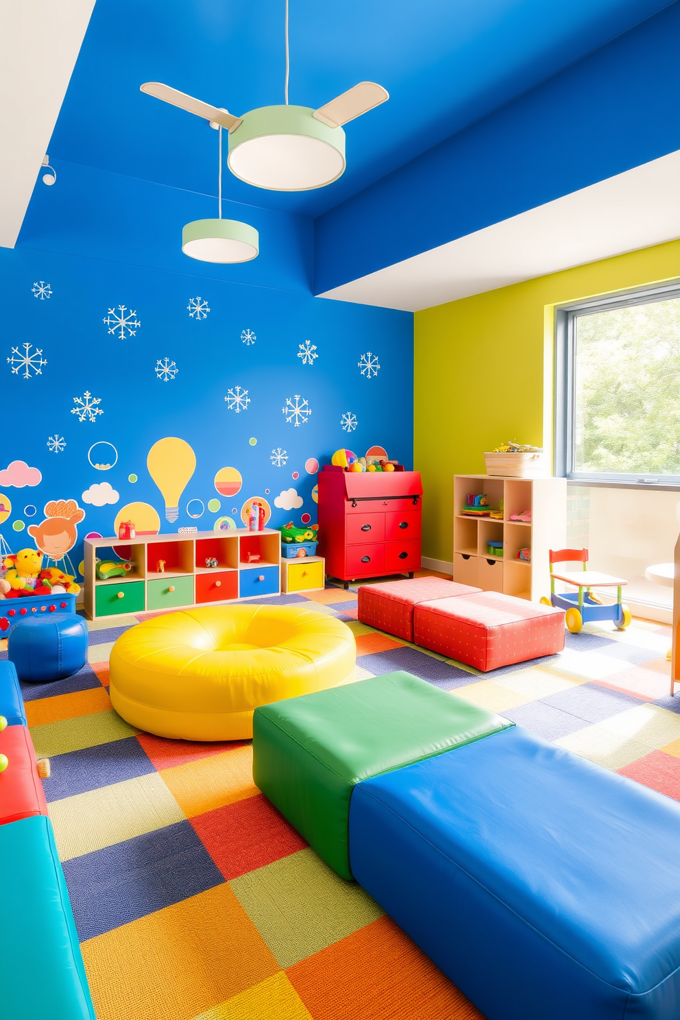 Blue Playroom Design Ideas 21