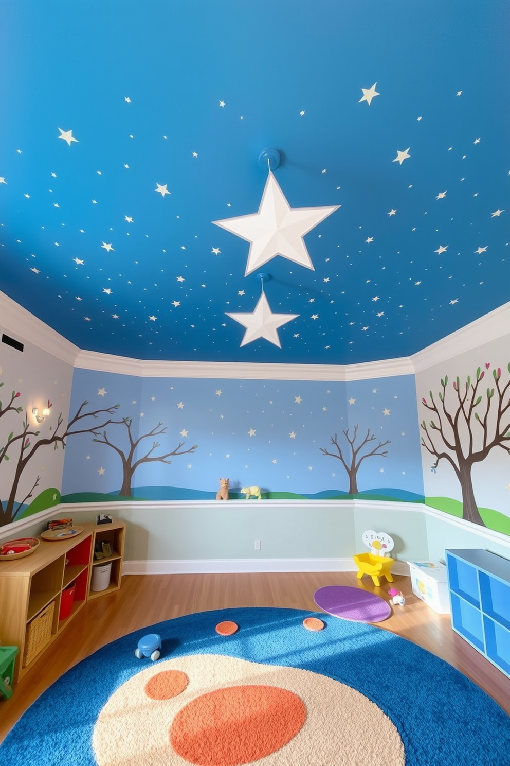 Blue Playroom Design Ideas 22