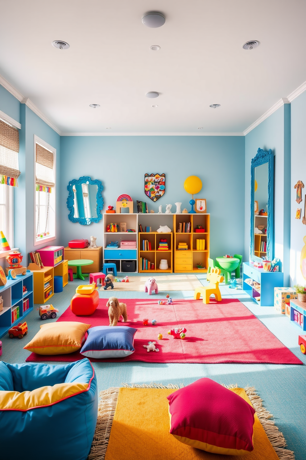 Blue Playroom Design Ideas 23