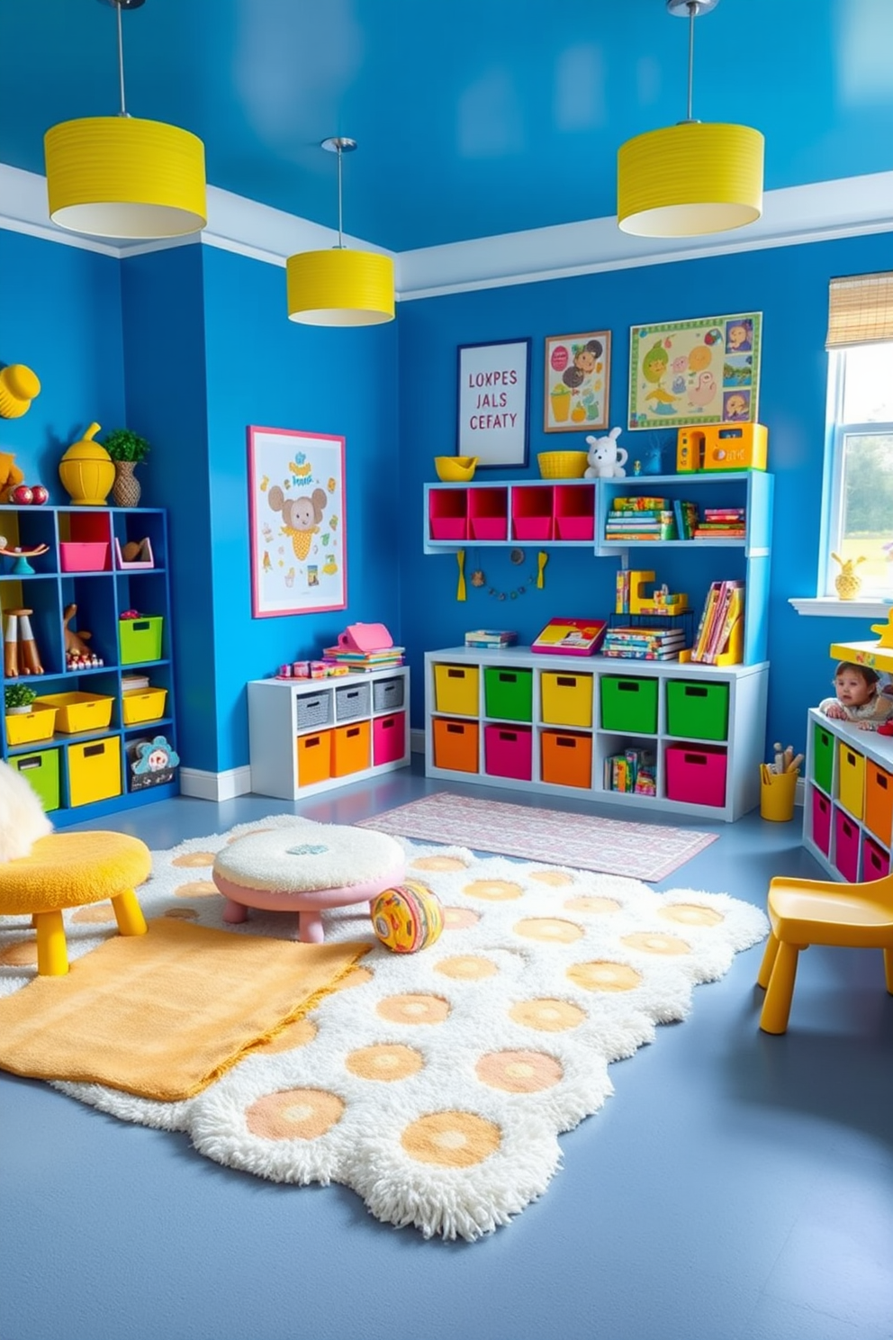 Blue Playroom Design Ideas 24