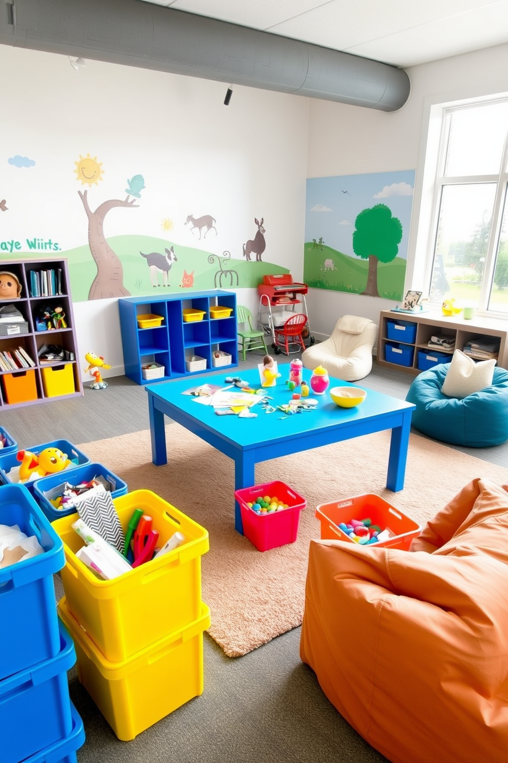 Blue Playroom Design Ideas 25