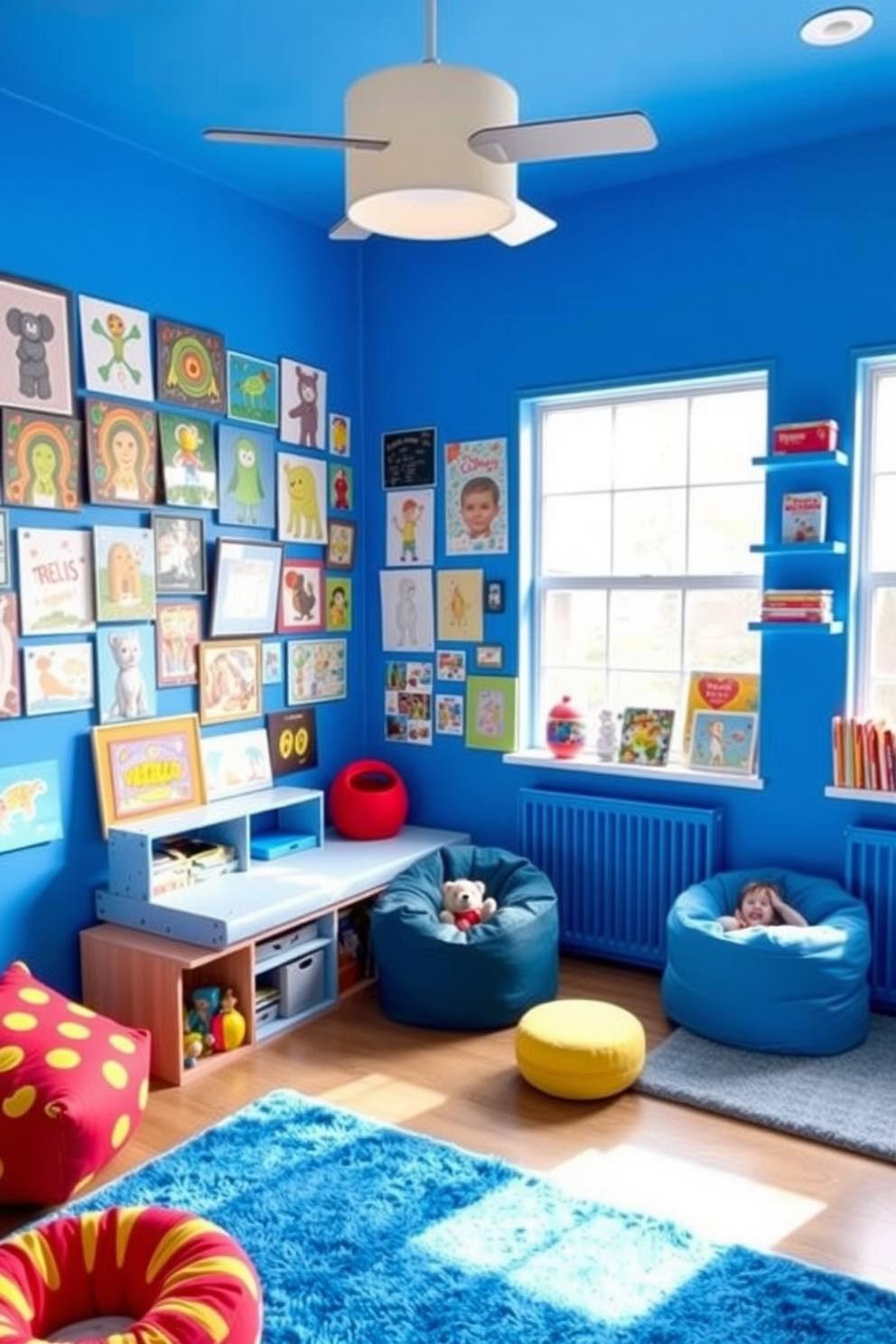 Blue Playroom Design Ideas 27