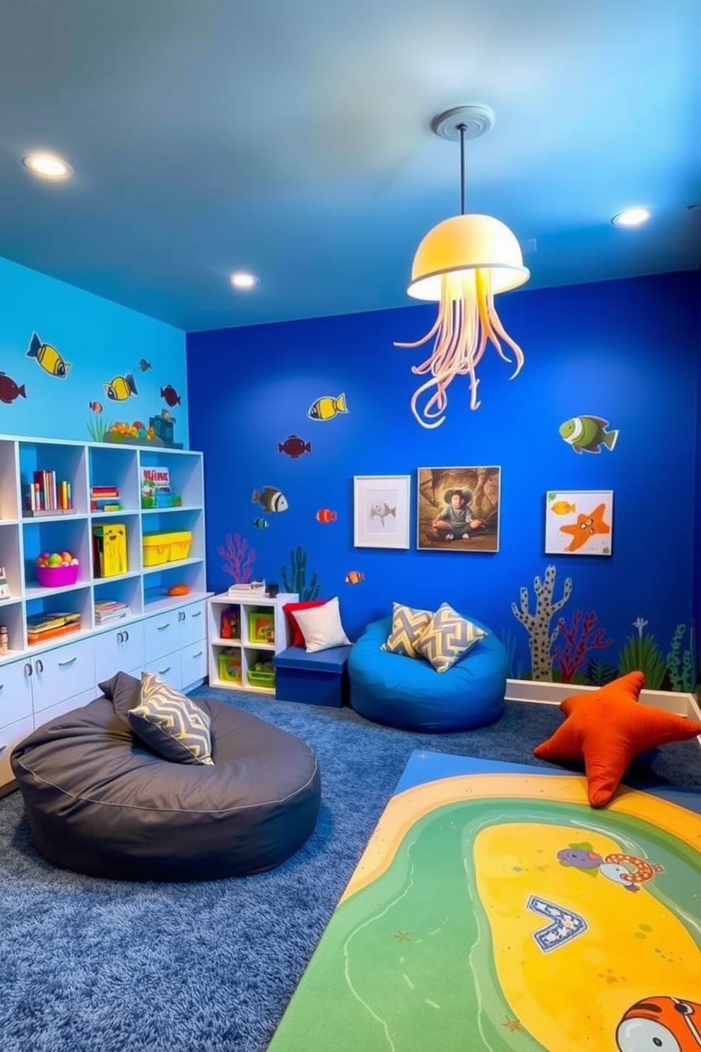 Blue Playroom Design Ideas 3