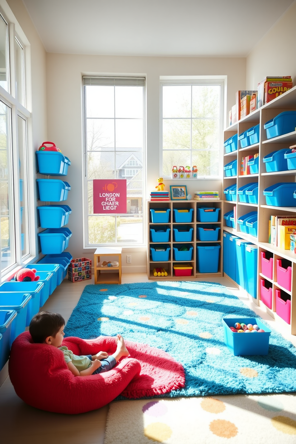 Blue Playroom Design Ideas 4