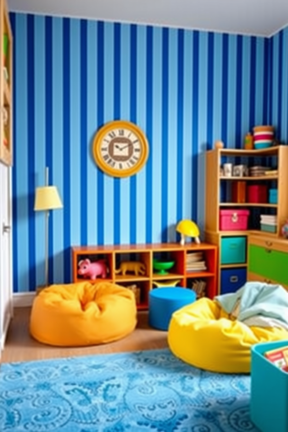 Blue Playroom Design Ideas 5