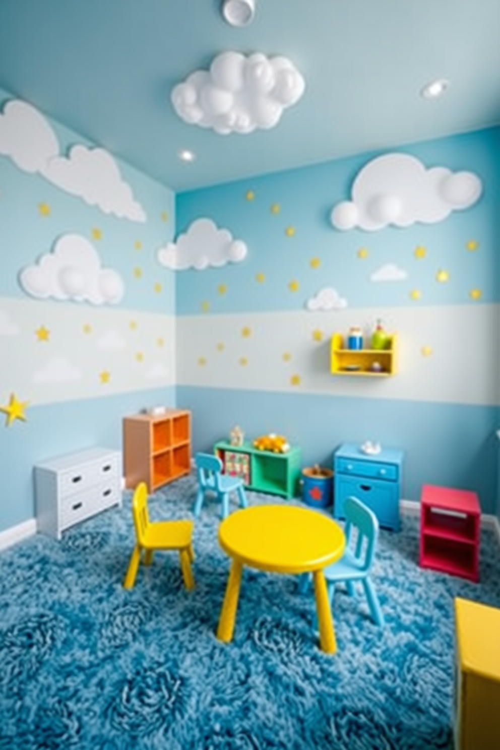 Blue Playroom Design Ideas 7