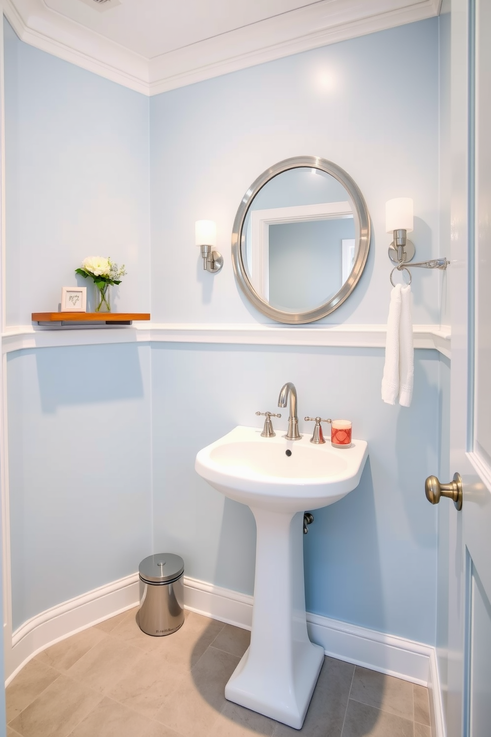 Blue Powder Room Design Ideas 2