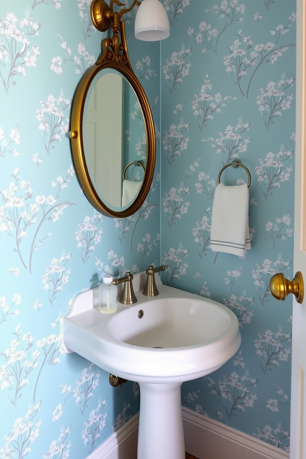 Blue Powder Room Design Ideas 4