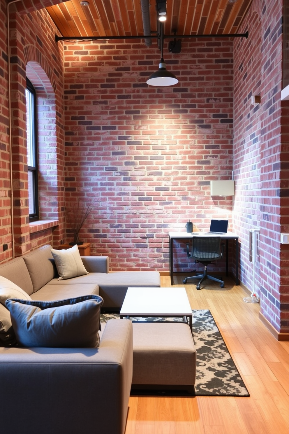 Brick Basement Design Ideas 10