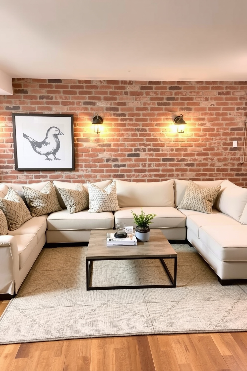 Brick Basement Design Ideas 14