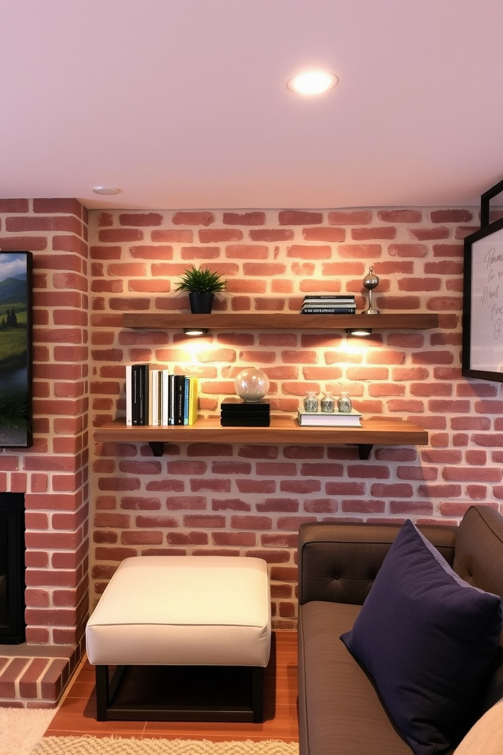 Brick Basement Design Ideas 15