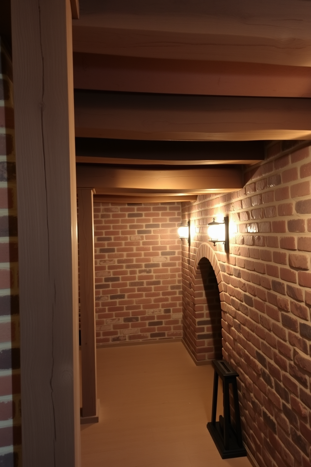 Brick Basement Design Ideas 2