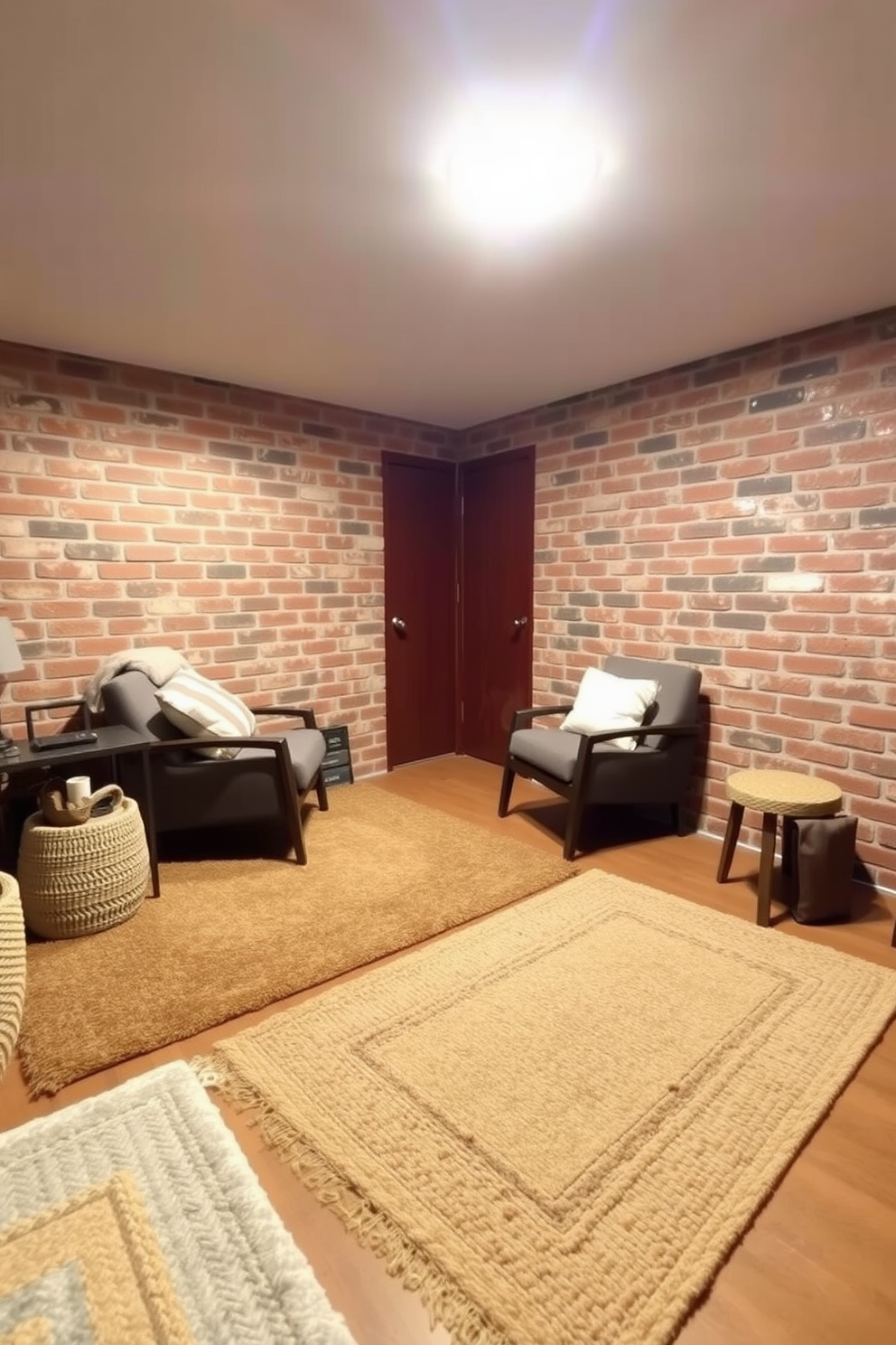 Brick Basement Design Ideas 21