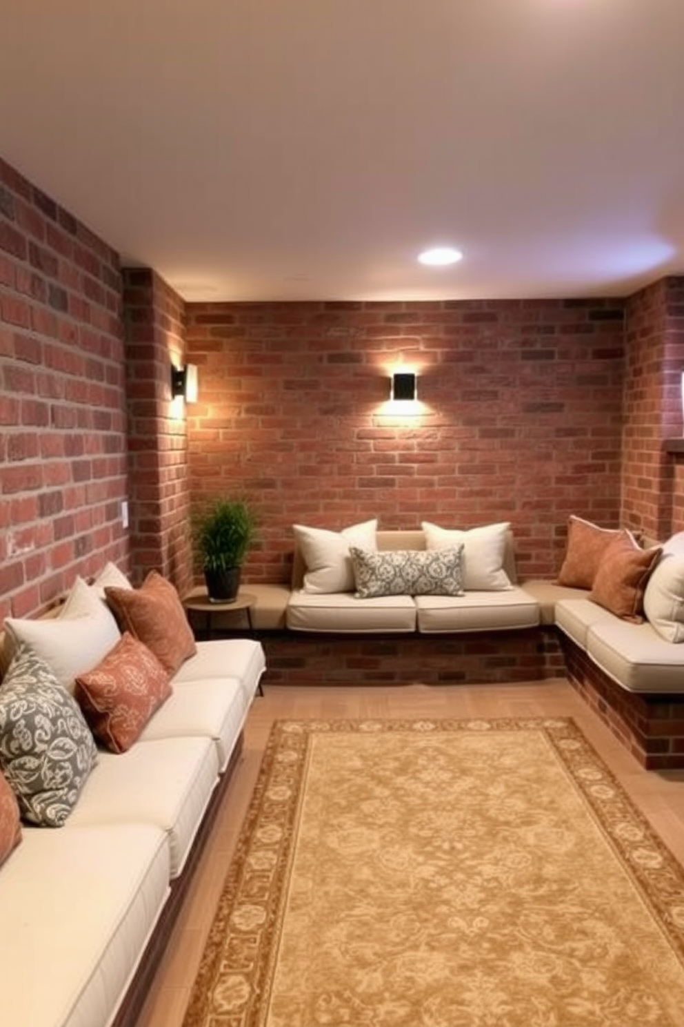 Brick Basement Design Ideas 26