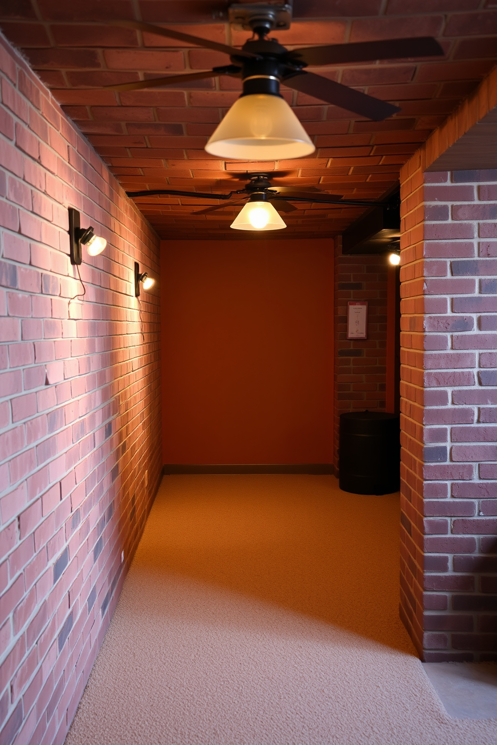 Brick Basement Design Ideas 29