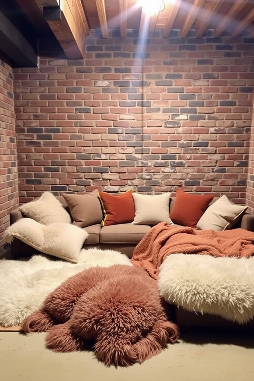 Brick Basement Design Ideas 8