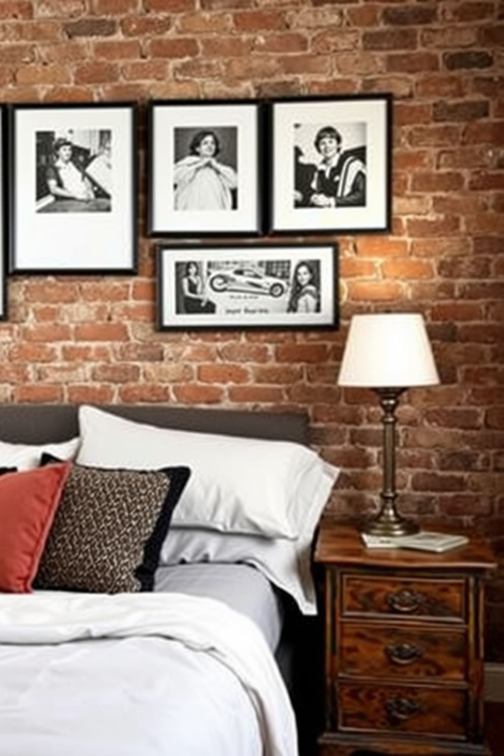 Brick Wall Bedroom Design Ideas 11