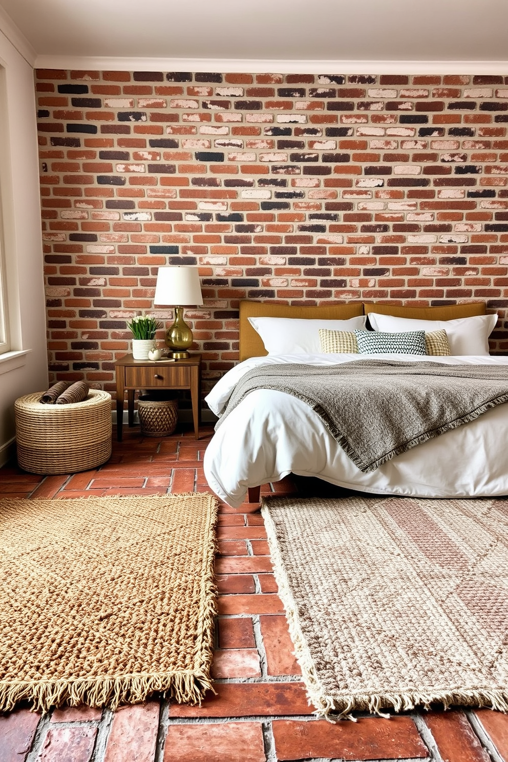 Brick Wall Bedroom Design Ideas 12