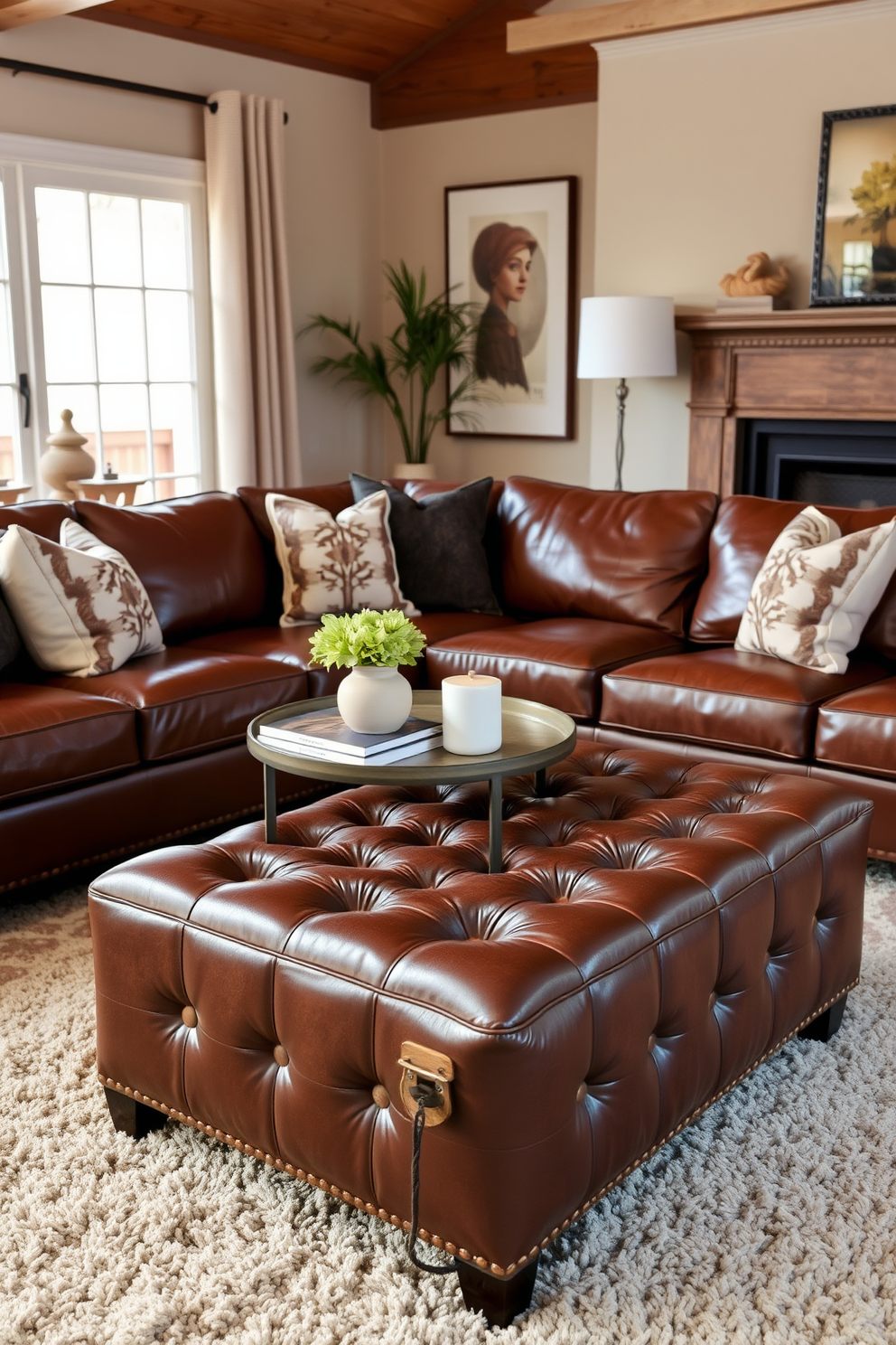 Brown Living Room Design Ideas 27