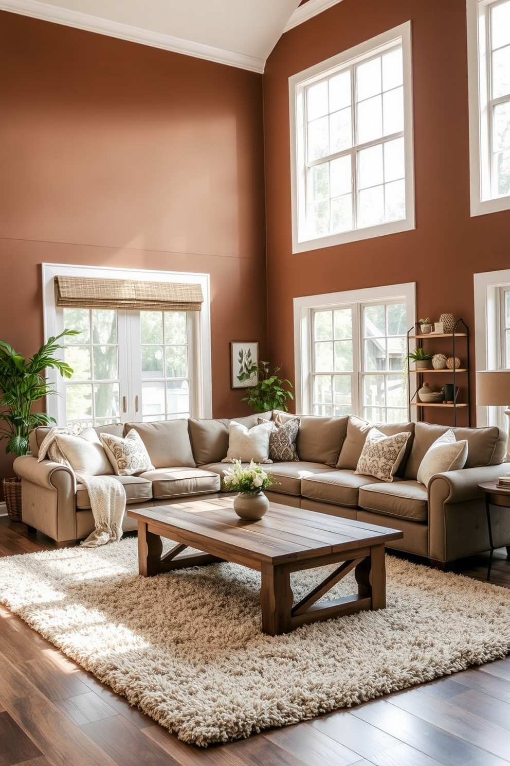 Brown Living Room Design Ideas 6