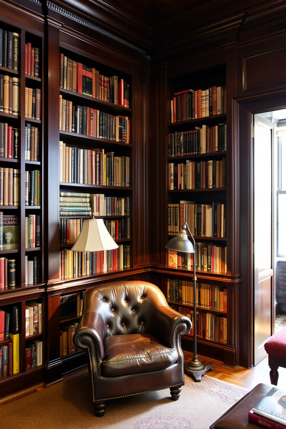 Classic Home Library Design Ideas 12