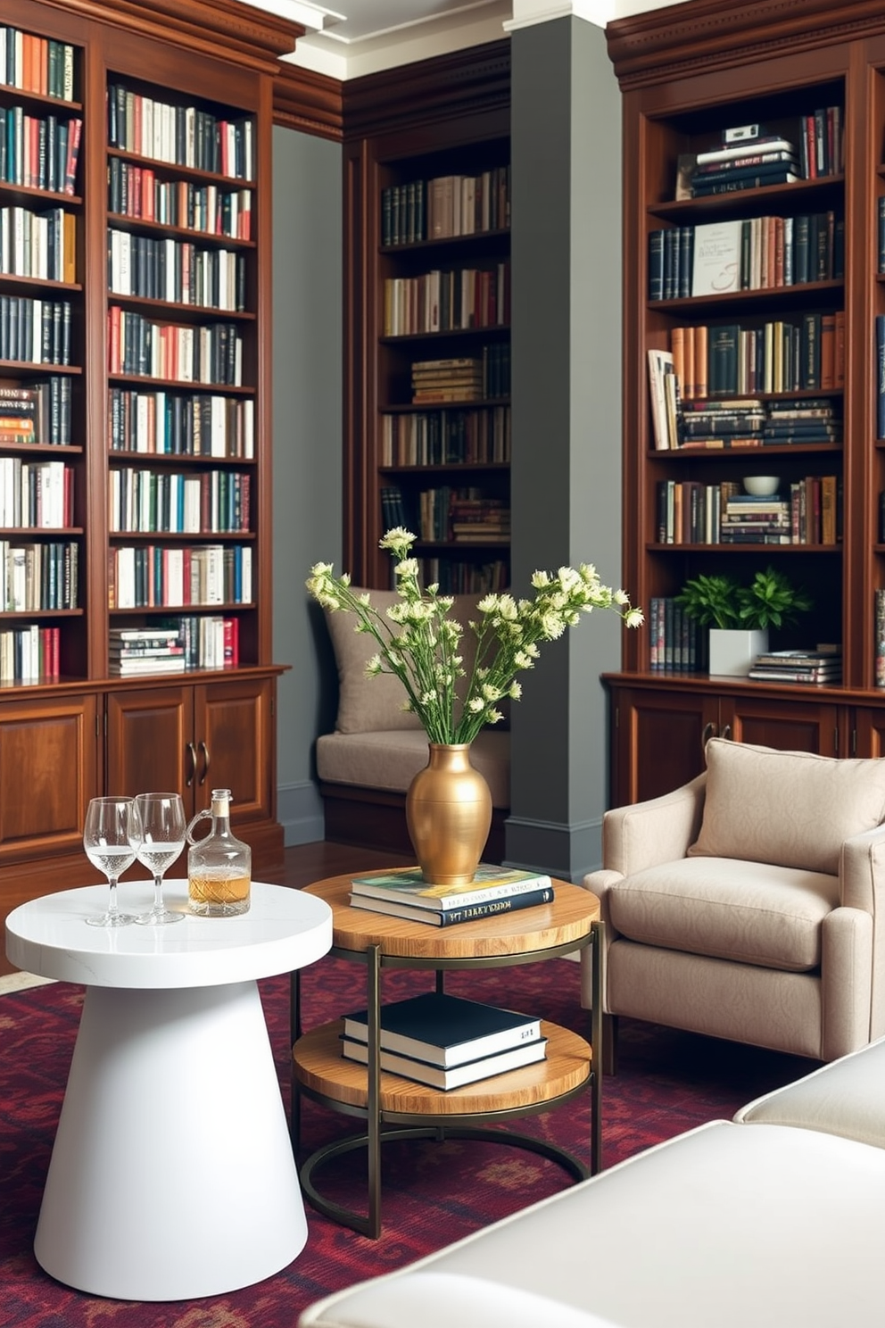 Classic Home Library Design Ideas 15