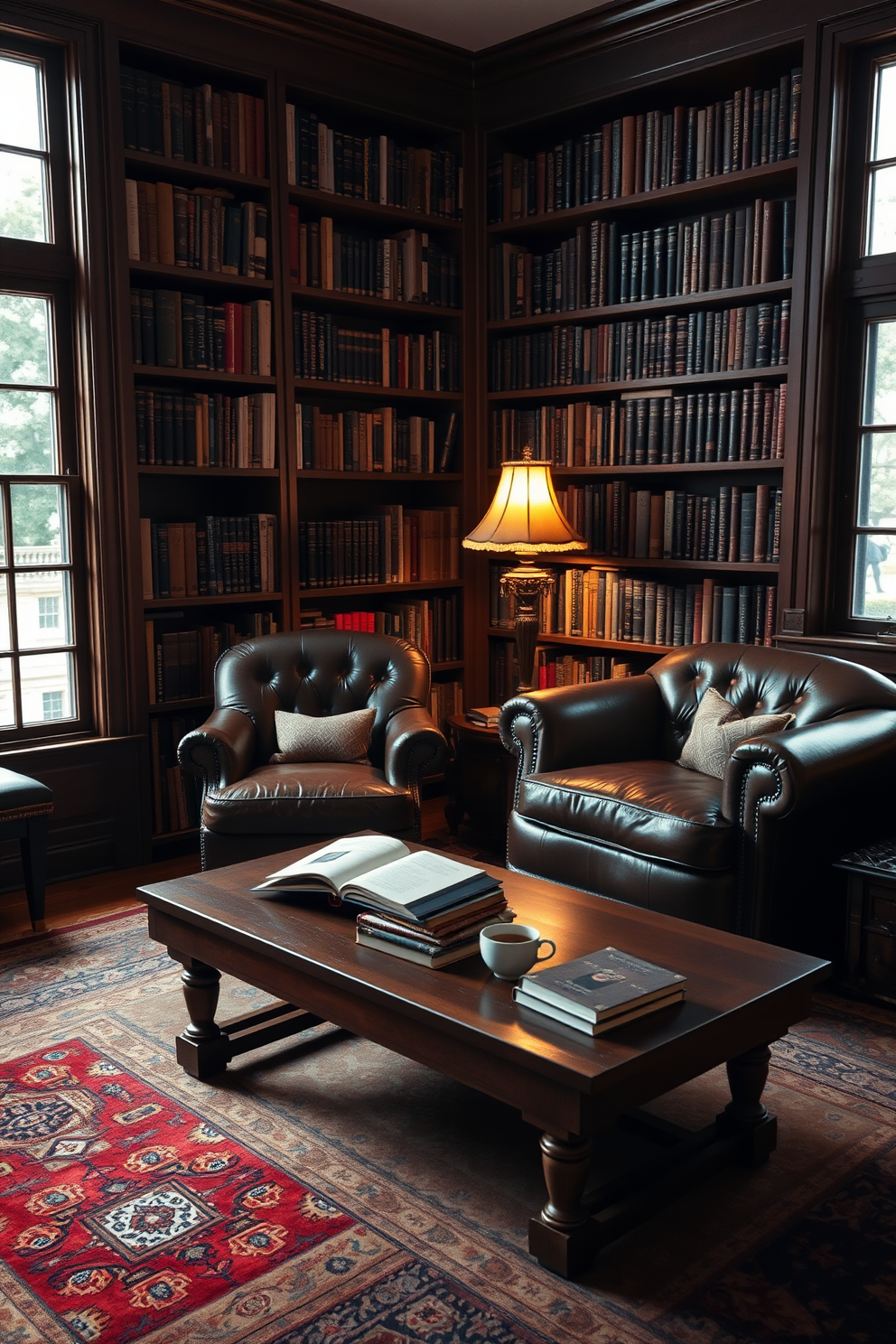 Classic Home Library Design Ideas 16