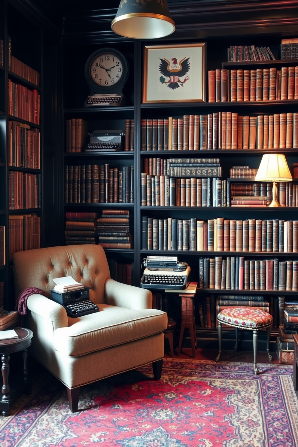 Classic Home Library Design Ideas 19