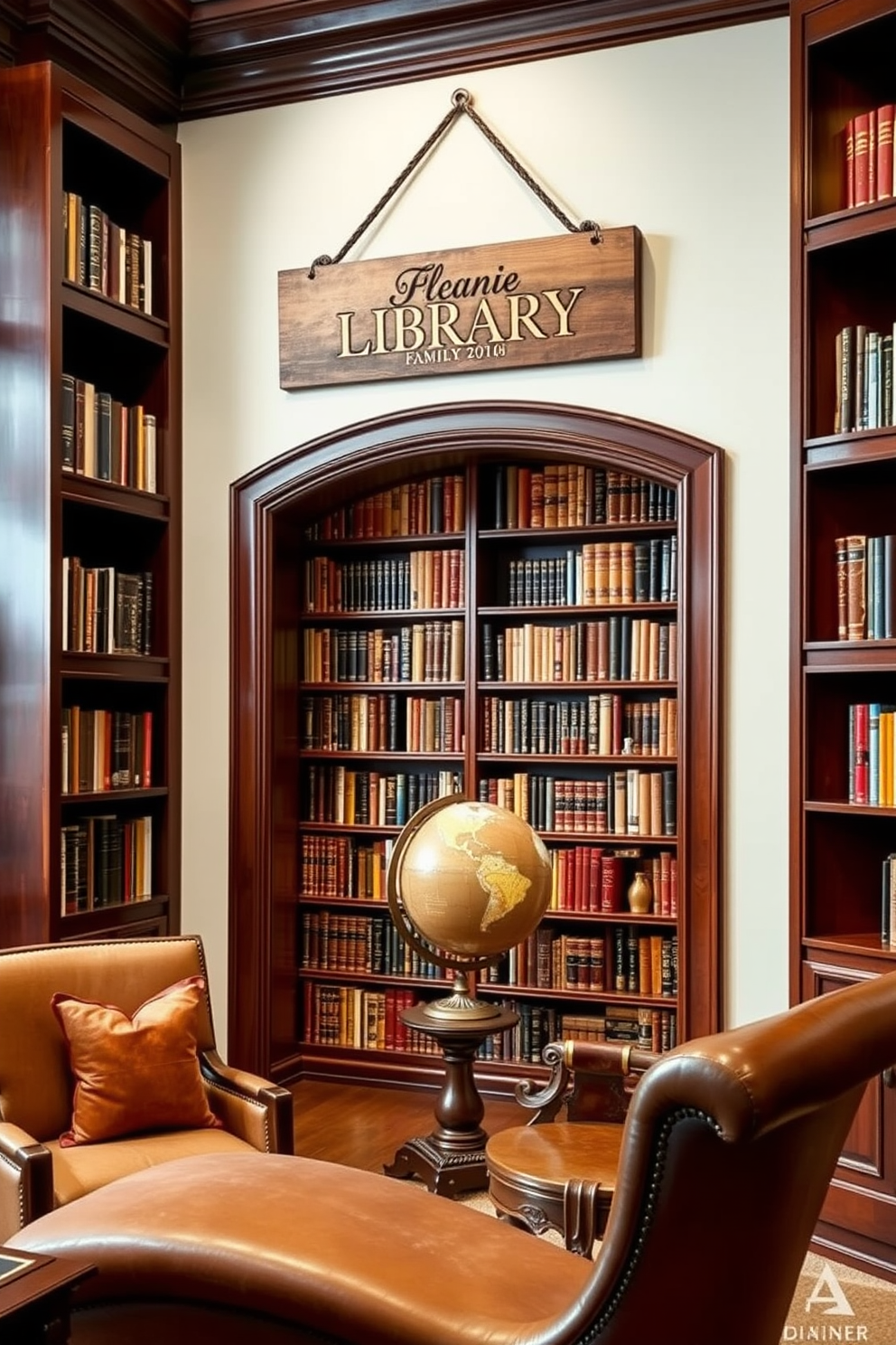 Classic Home Library Design Ideas 26