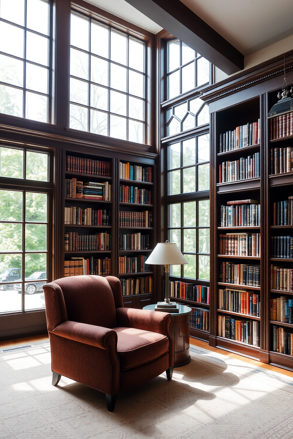 Classic Home Library Design Ideas 9