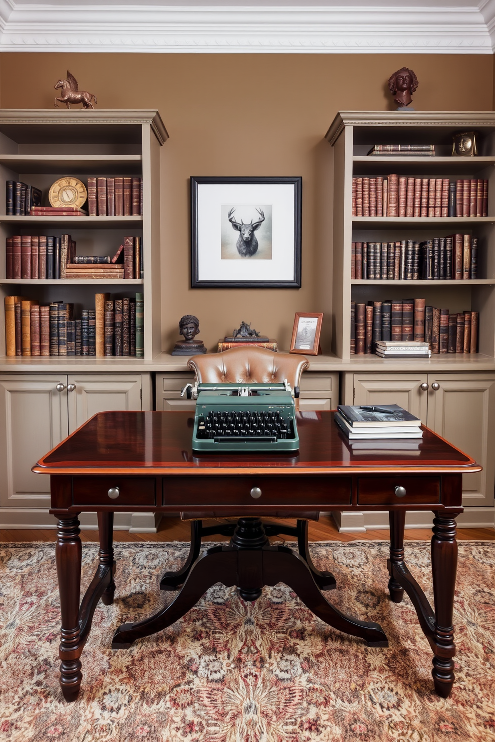 Classic Home Office Design Ideas 16