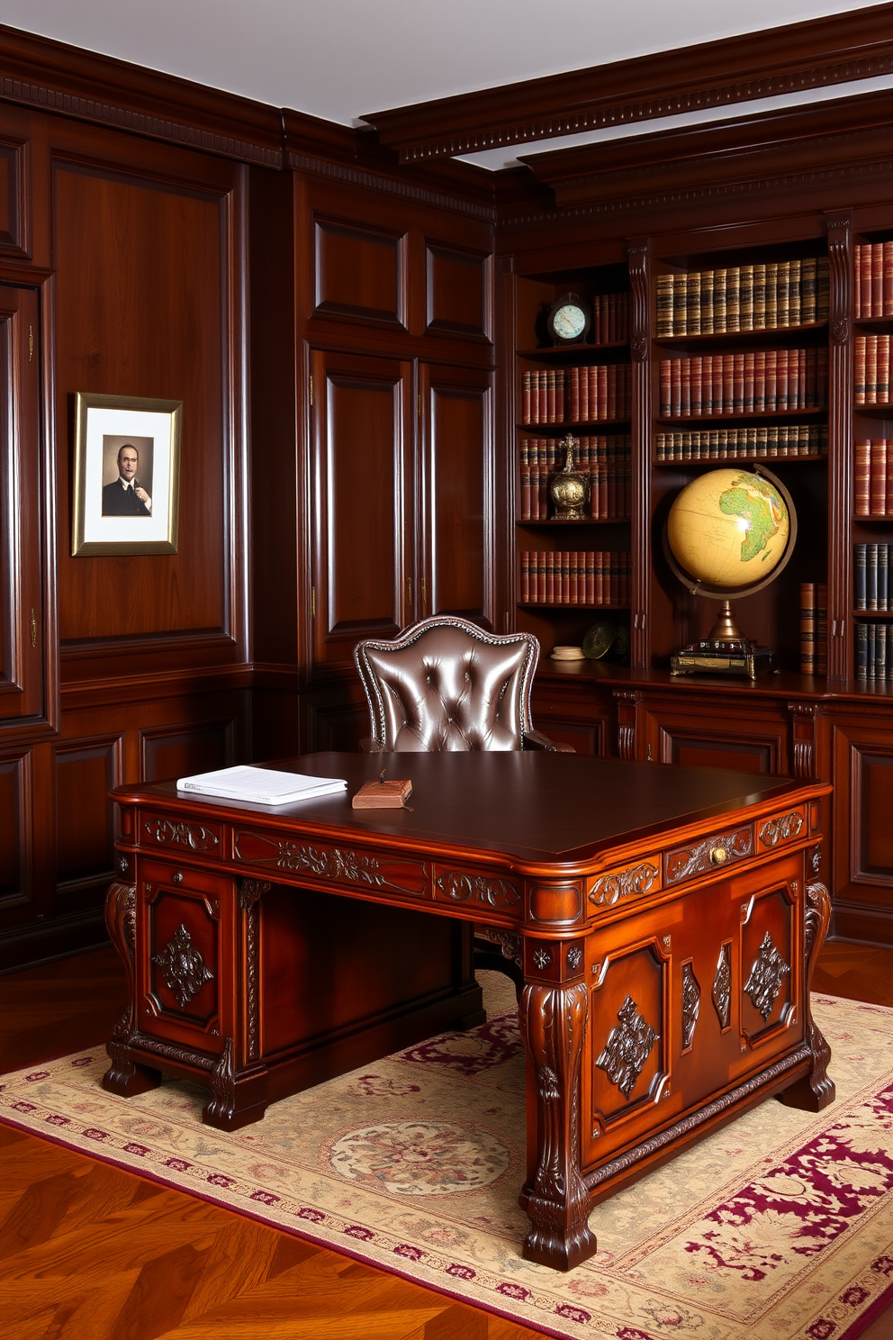 Classic Home Office Design Ideas 26